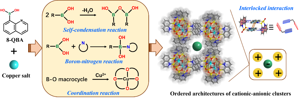 福建物构所在离子型硼氧簇基有序结构的合成及应用取得新进展